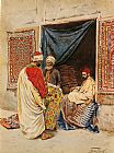 The Carpet Merchant by Giulio Rosati